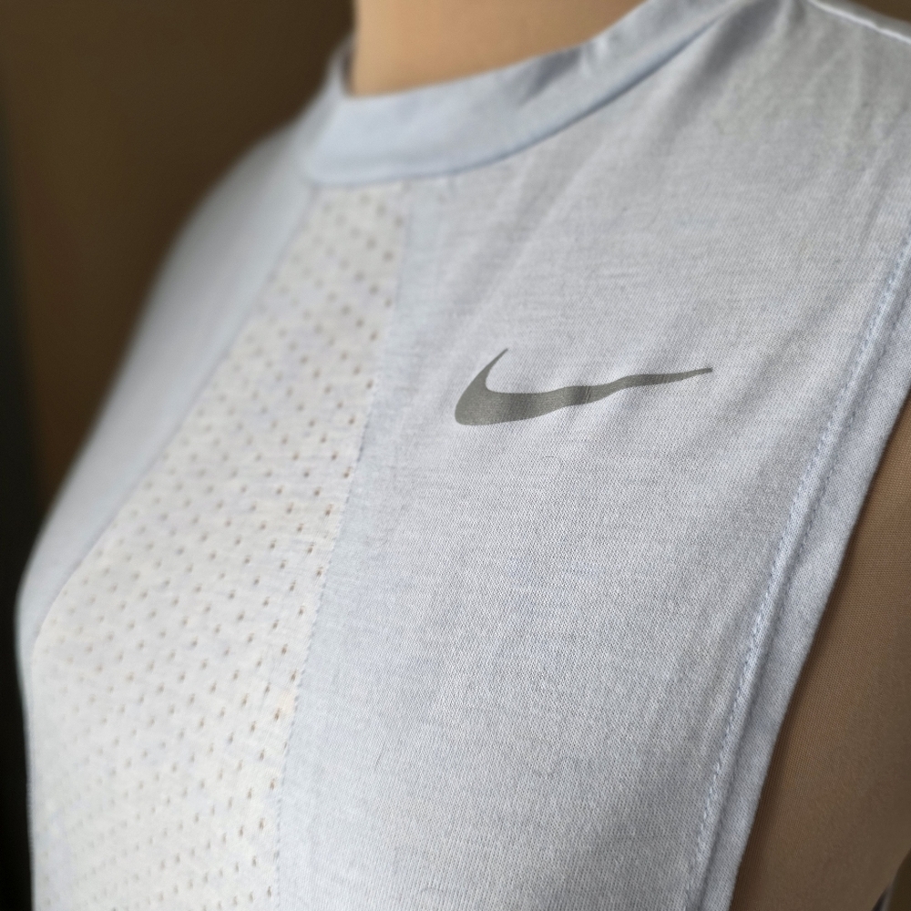 Nike Tailwind Dri-FIT Light Blue Workout Tank Top Size S